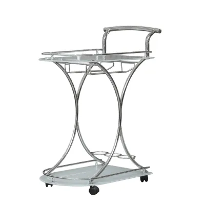 Bar Carrito Xo Metal Vidrio Blanco