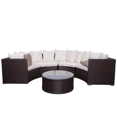 SOFA SEMI-REDONDA HERMOSA