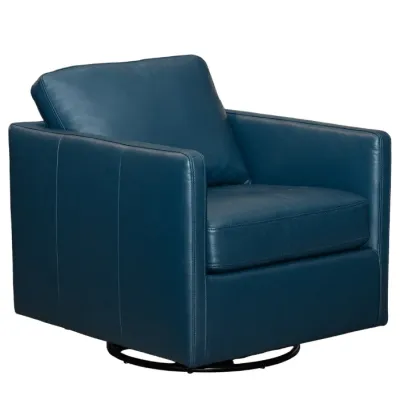 Sillon Alexia Cuero Navy Blue