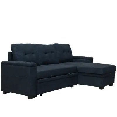 Sofa Cama Lucca Reversible Dark Grey