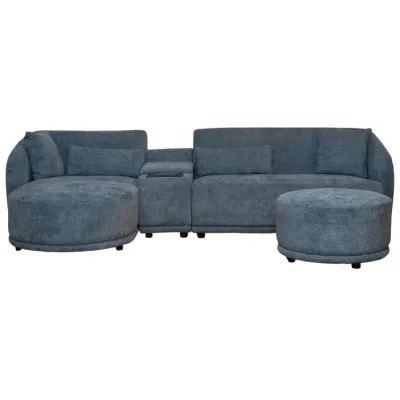 Sofa Seccional Normi Facing Izq. Azul
