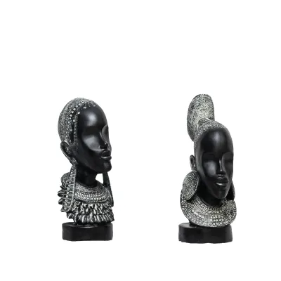 Africa mujer resina 